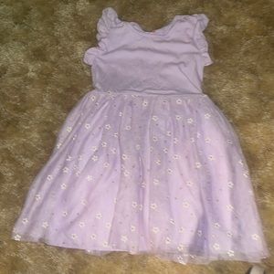 Purple daisy dress